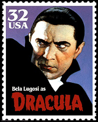 Bela Lugosi as Dracula - stamp